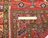9 Ft Rusty Red Ersari Afghan Hand Knotted Veg Dye Wool Runner Rug
